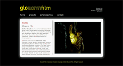 Desktop Screenshot of glowormfilm.com